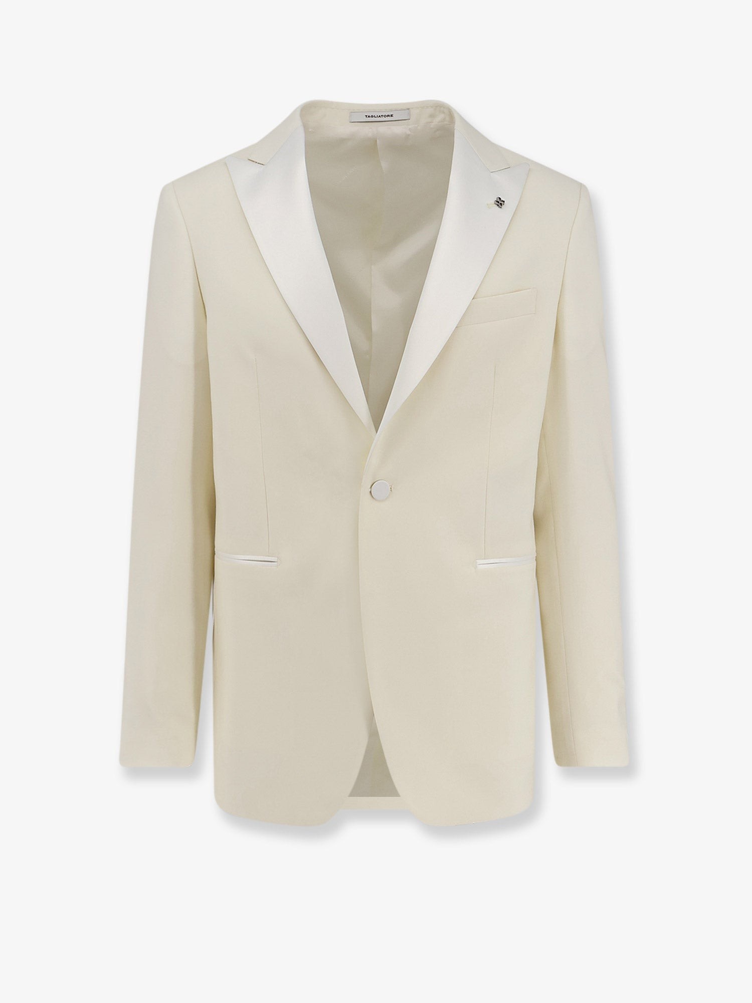 Tagliatore Tuxedo Virgin Wool Blazer