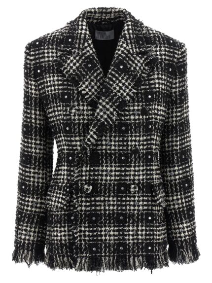 GIUSEPPE DI MORABITO Tweed And Rhinestone Blazer