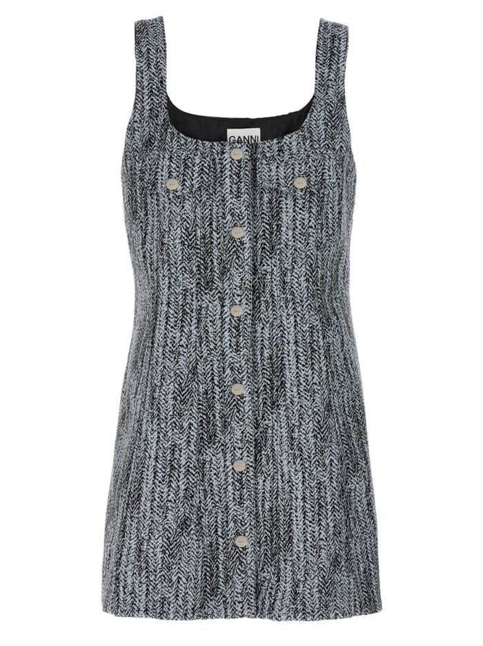 ganni tweed dress GANNI Tweed Dress
