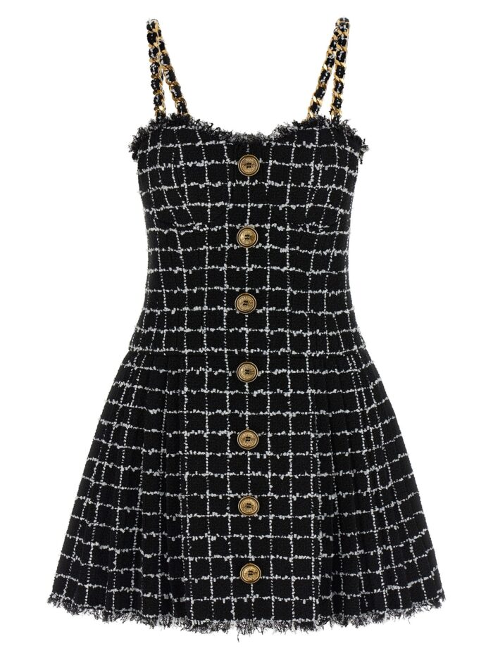 balmain tweed dress Balmain Tweed Dress