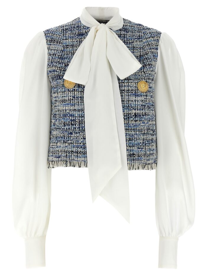 balmain tweed shirt Balmain Tweed Shirt