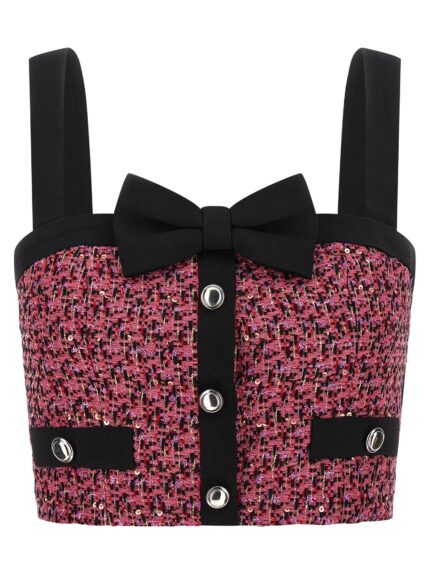 ALESSANDRA RICH Tweed Top