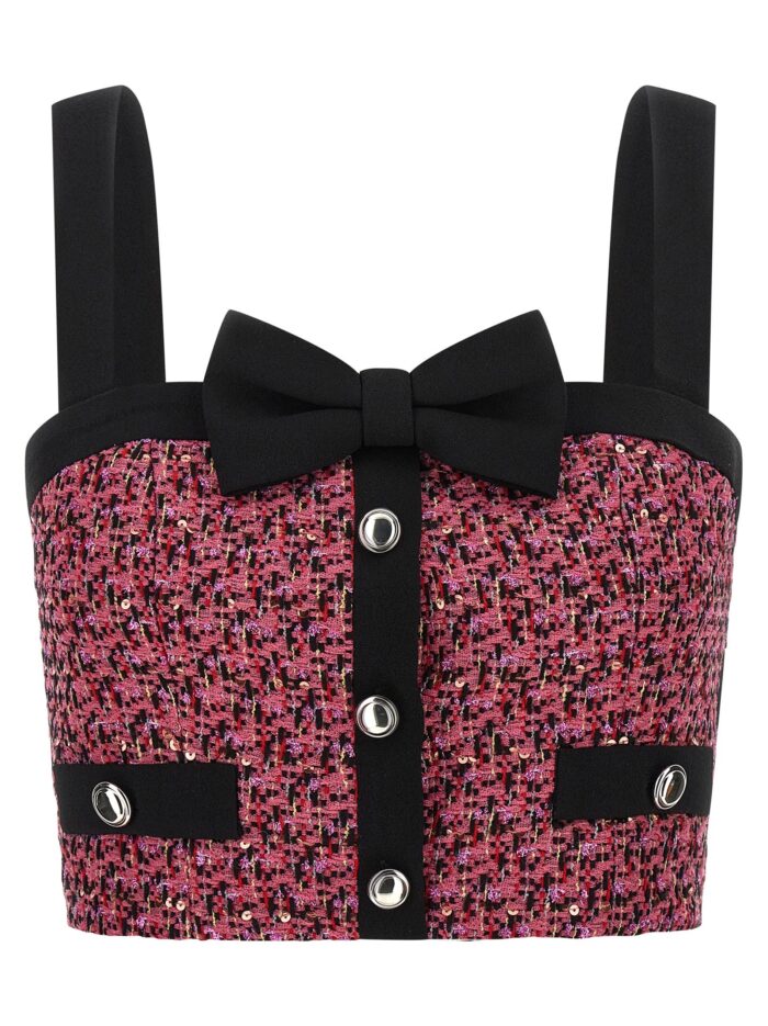 ALESSANDRA RICH Tweed Top