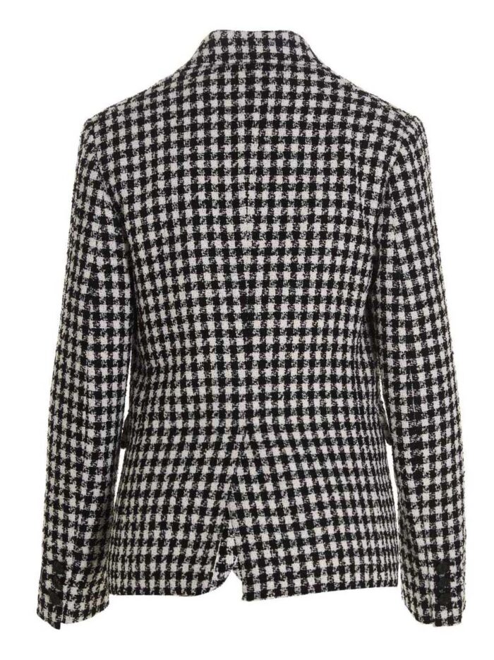 Versace Tweed Wool Blazer Jacket