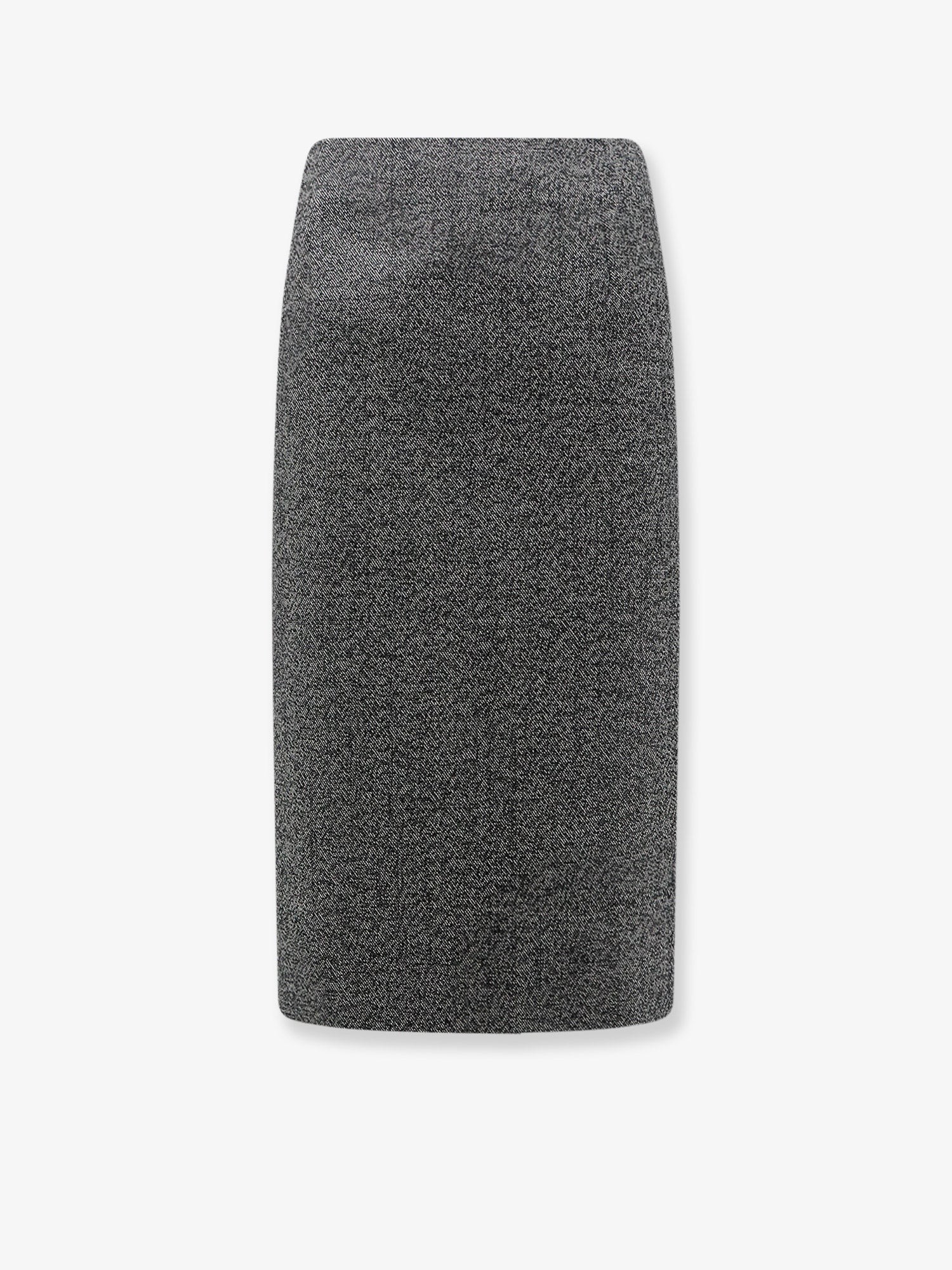 R2W Tweed Wool Midi Skirt