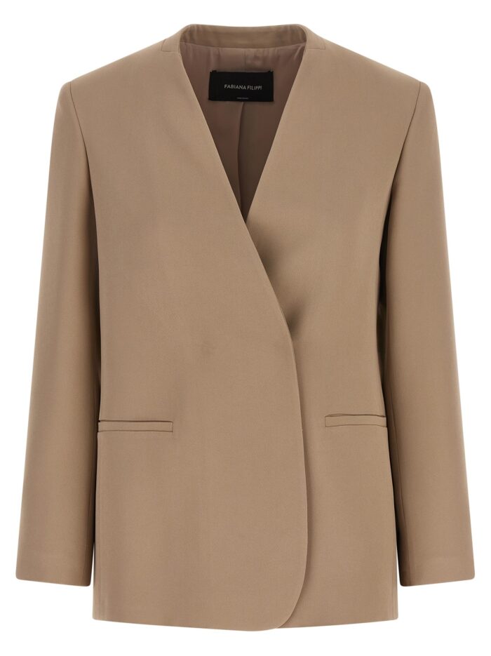 fabiana filippi twill blazer Fabiana Filippi Twill Blazer
