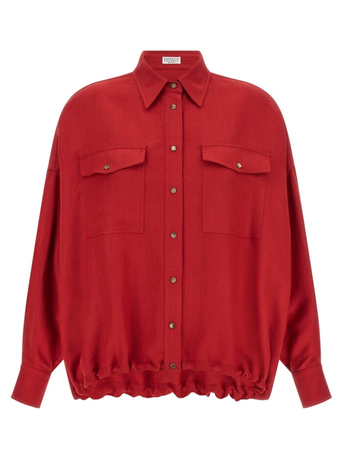 brunello cucinelli twill shirt Brunello Cucinelli Twill Shirt