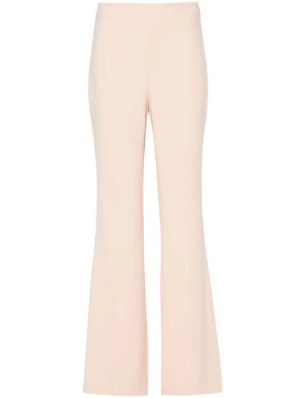 TWINSET Flared Crepe Tailored Trousers