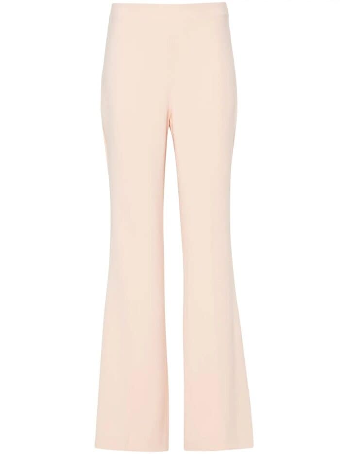 TWINSET Flared Crepe Tailored Trousers