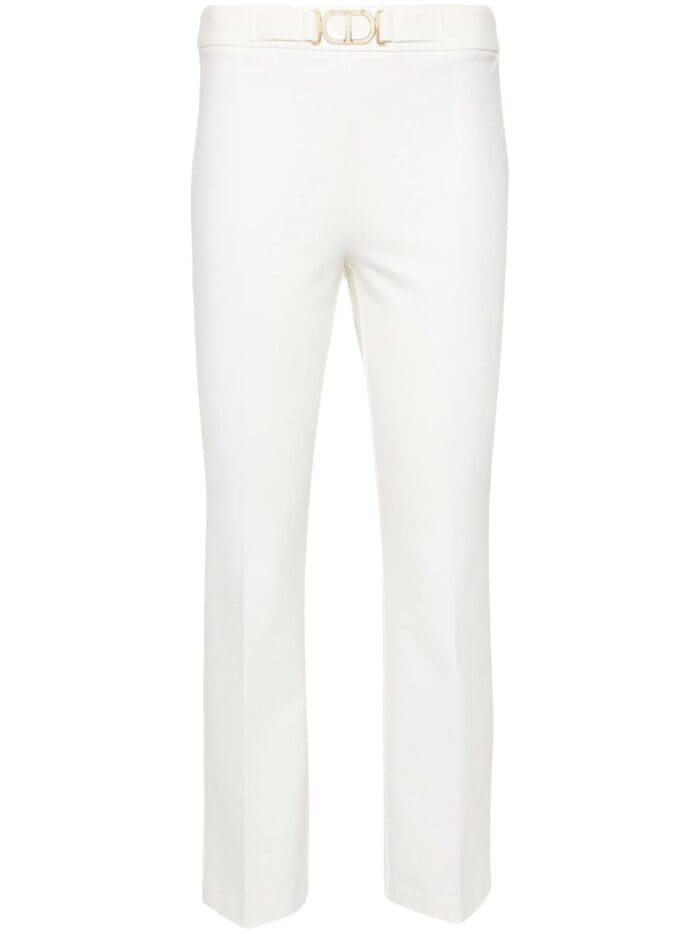 TWINSET Logo-buckle Tailored Trousers