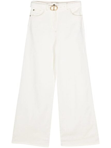 TWINSET Mid-rise Wide-leg Jeans