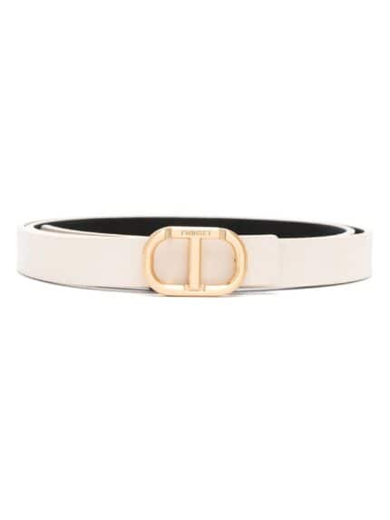 TWINSET Oval T Buckle Leather