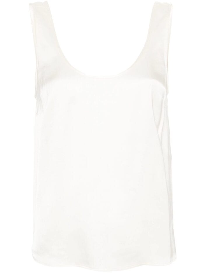 TWINSET Sleeveless Satin Top