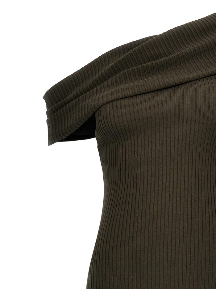 COURREGES 'Twist Rib Knit Long' Dress