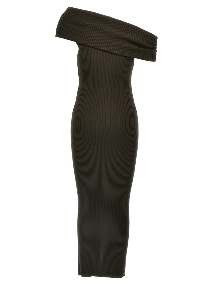 COURREGES 'Twist Rib Knit Long' Dress