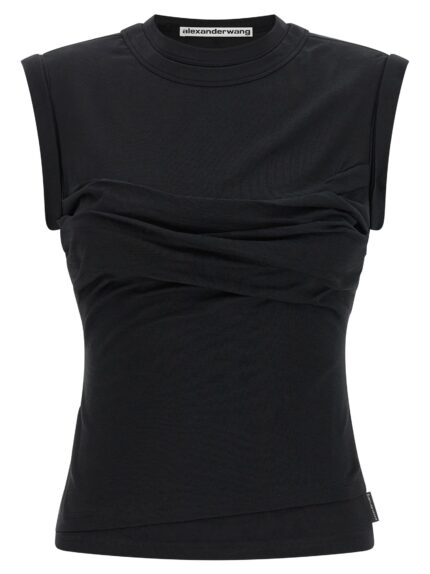 Alexander Wang 'Twisted Bust Layered Tank' Top