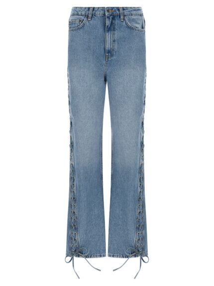 ROTATE BIRGER CHRISTENSEN 'Twisted Lacing' Jeans