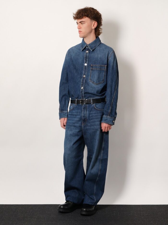 Givenchy Twisted Stone-washed Denim Jeans