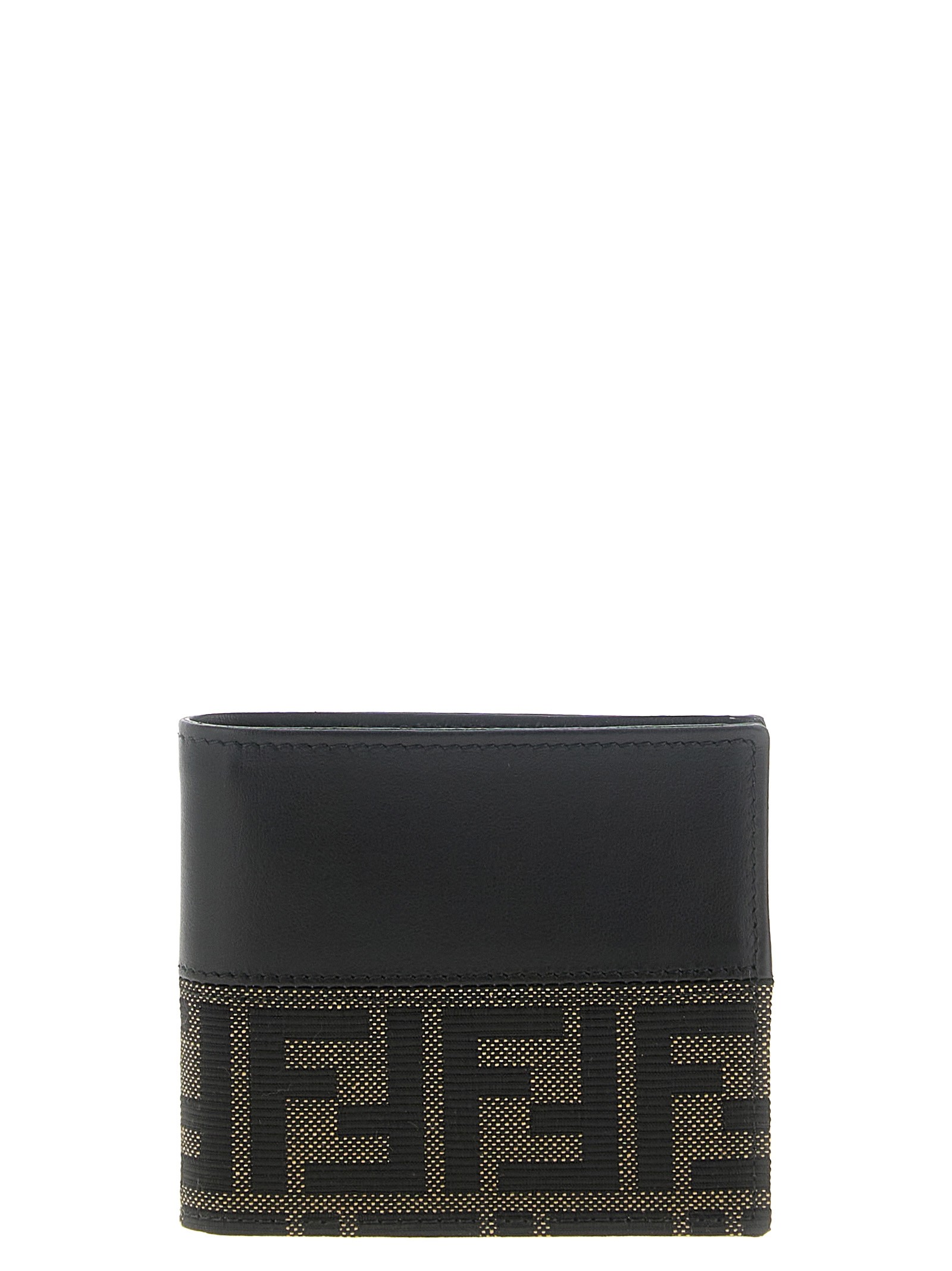 Fendi Two-color FF Jacquard Wallet