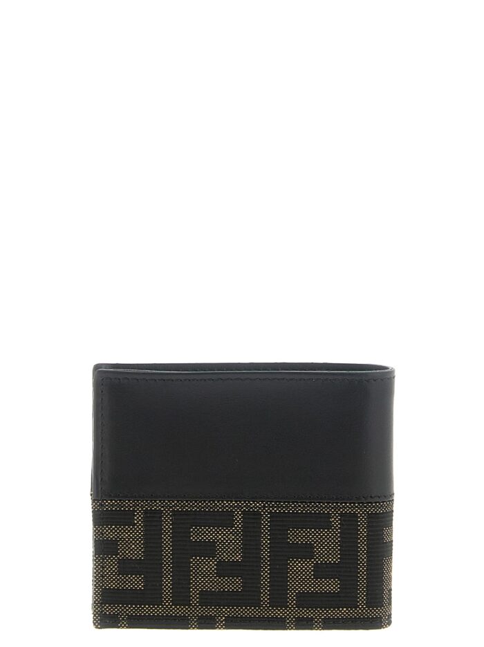 Fendi Two-color FF Jacquard Wallet