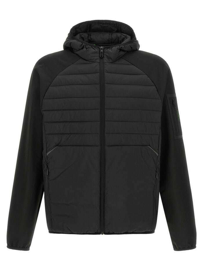 hugo boss two material hoodie HUGO BOSS Two-material Hoodie
