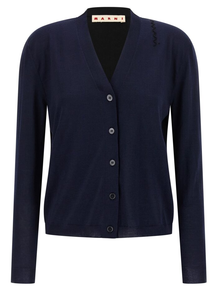 marni two tone cardigan Marni Two-tone Cardigan