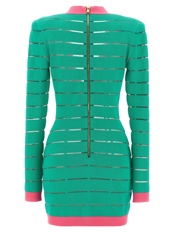 Balmain Two-tone Knit Dress