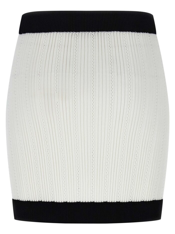 Balmain Two-tone Miniskirt