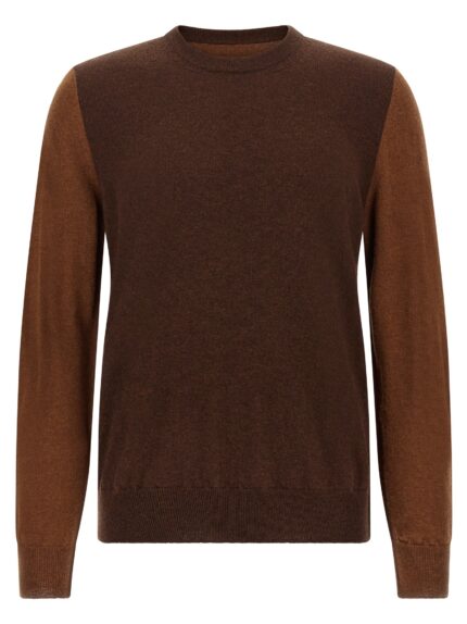 Maison Margiela Two-tone Wool Sweater