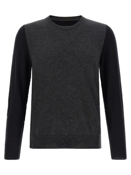 Maison Margiela Two-tone Wool Sweater