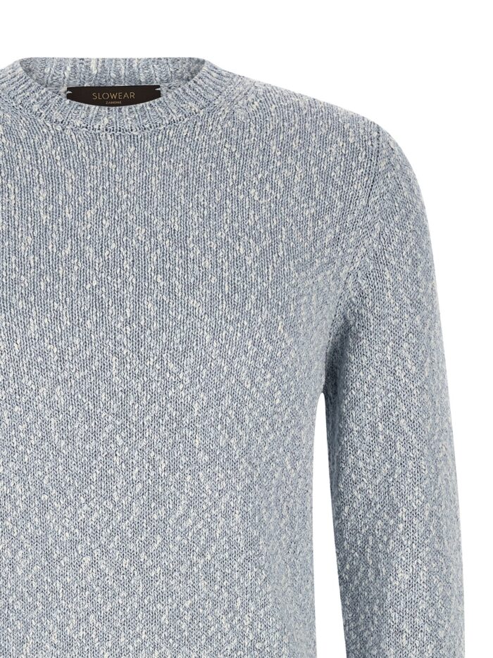 Zanone Two-tone Yarn Sweater