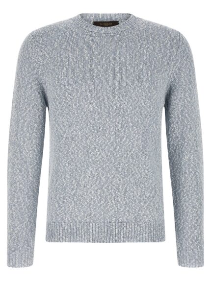 Zanone Two-tone Yarn Sweater