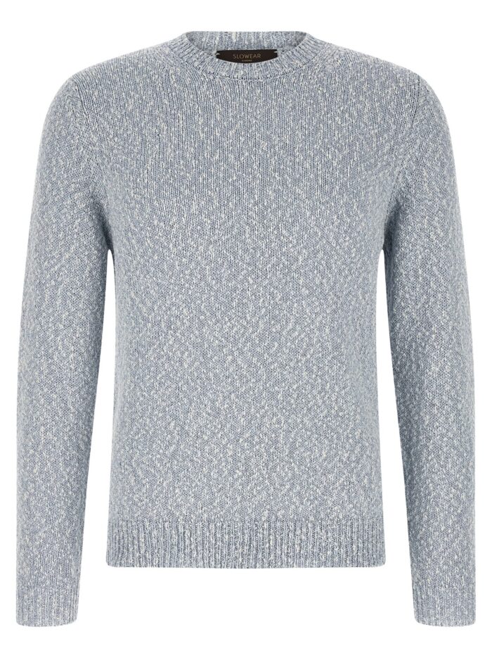 zanone two tone yarn sweater Zanone Two-tone Yarn Sweater