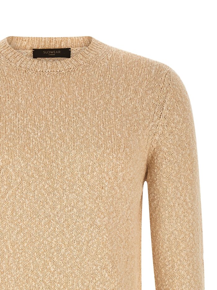 Zanone Two-tone Yarn Sweater