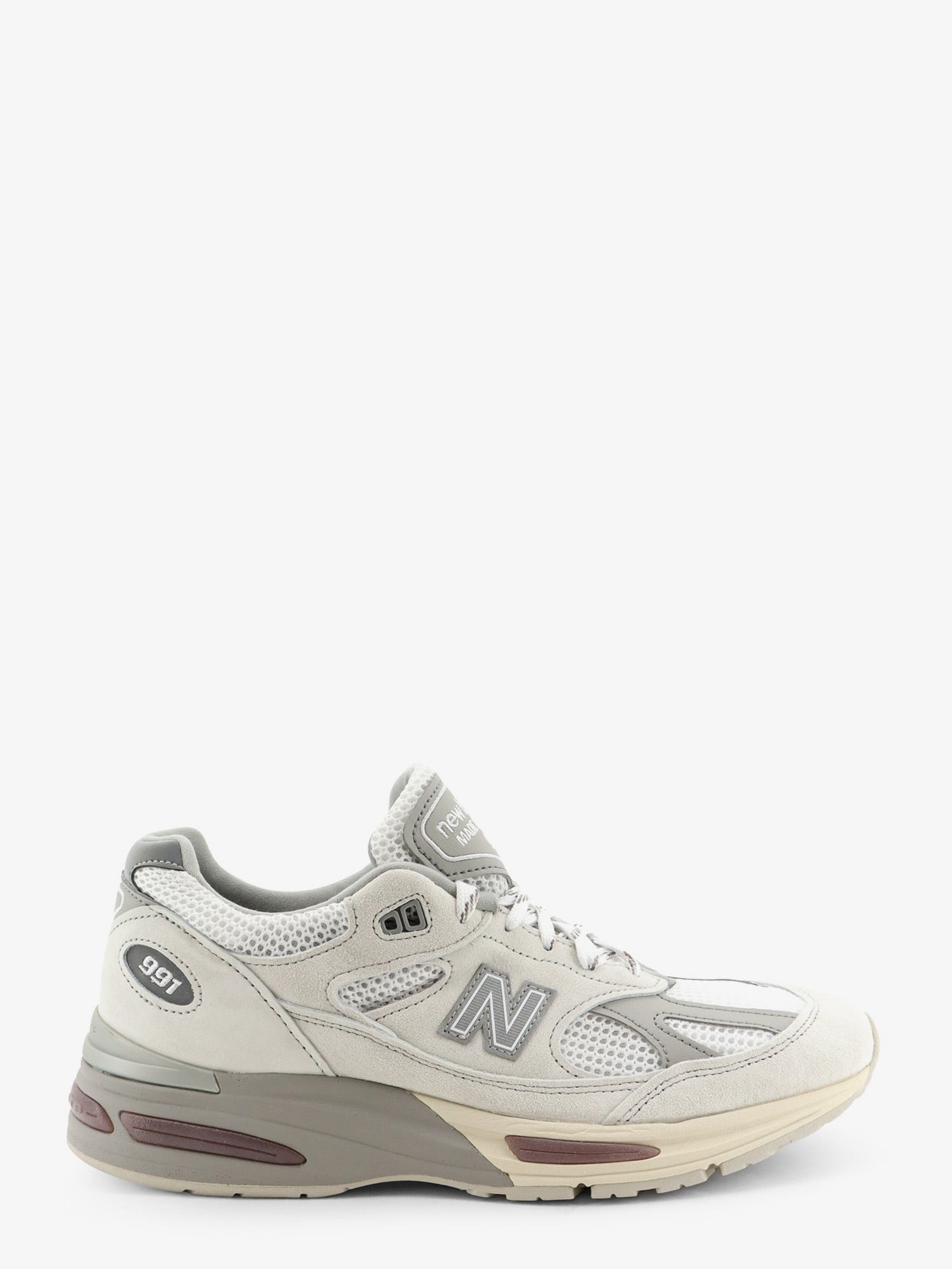 New Balance U991 Sneaker In Mesh And Suede