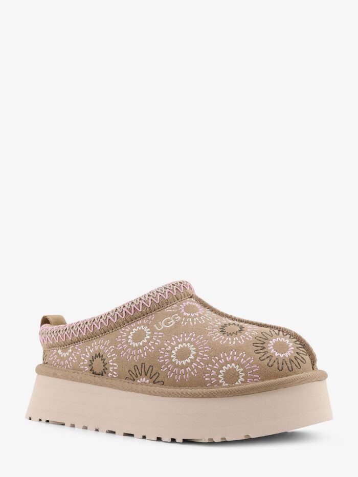 Ugg W Tazz Suede Sandals With Multicolor Embroidery