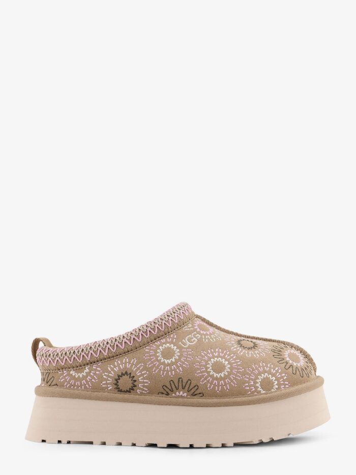 Ugg W Tazz Suede Sandals With Multicolor Embroidery