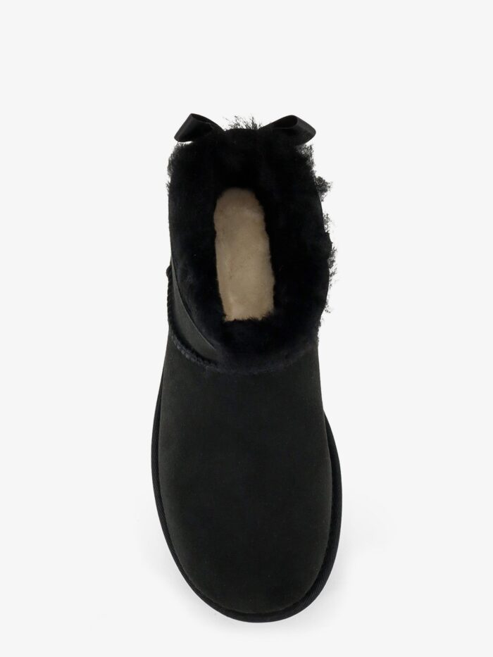 Ugg Ultra Mini Bailey Bow Suede Ankle Boot