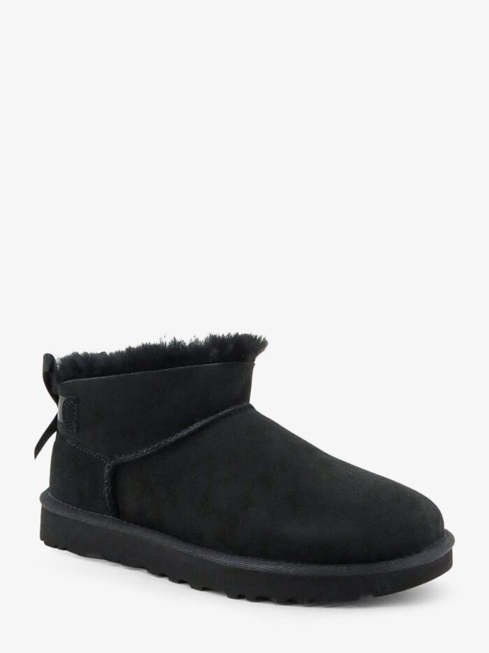 Ugg Ultra Mini Bailey Bow Suede Ankle Boot