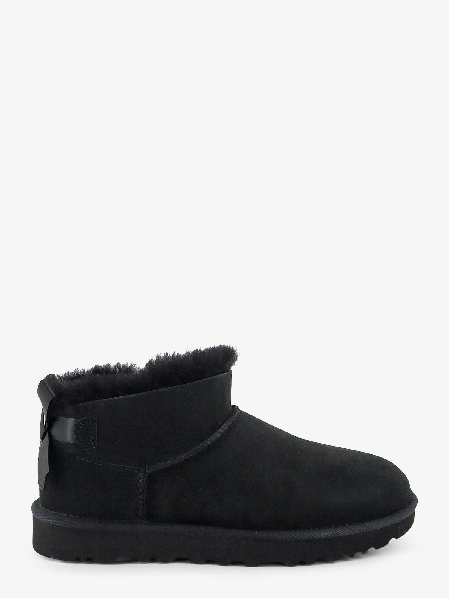 Ugg Ultra Mini Bailey Bow Suede Ankle Boot