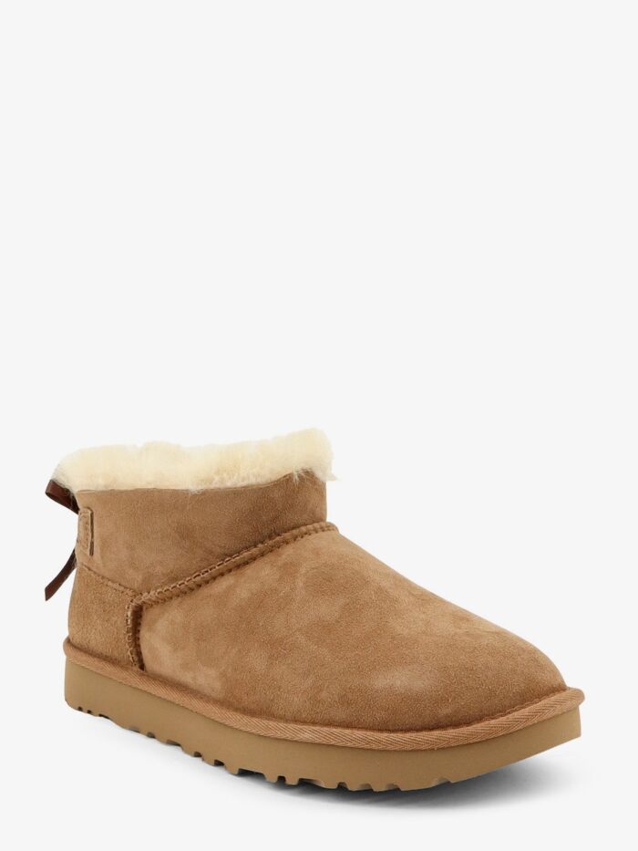 Ugg Ultra Mini Bailey Bow Suede Ankle Boot