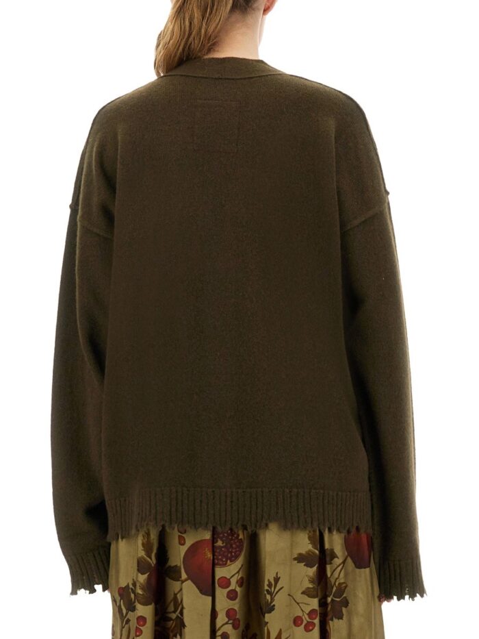 uma wang cashmere cardigan with buttons UMA WANG CASHMERE CARDIGAN WITH BUTTONS