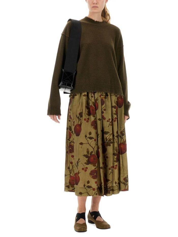 uma wang cashmere sweater with bangs UMA WANG CASHMERE SWEATER WITH BANGS