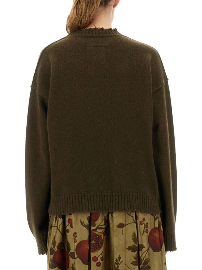 uma wang cashmere sweater with bangs UMA WANG CASHMERE SWEATER WITH BANGS