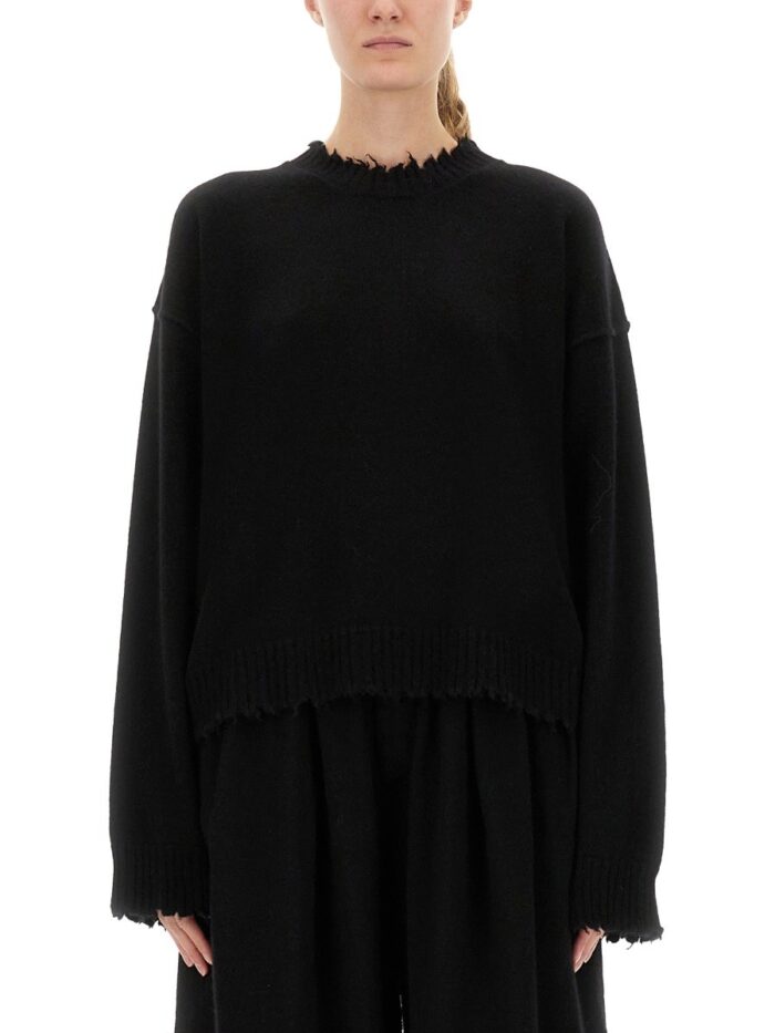 uma wang cashmere sweater with bangs UMA WANG CASHMERE SWEATER WITH BANGS