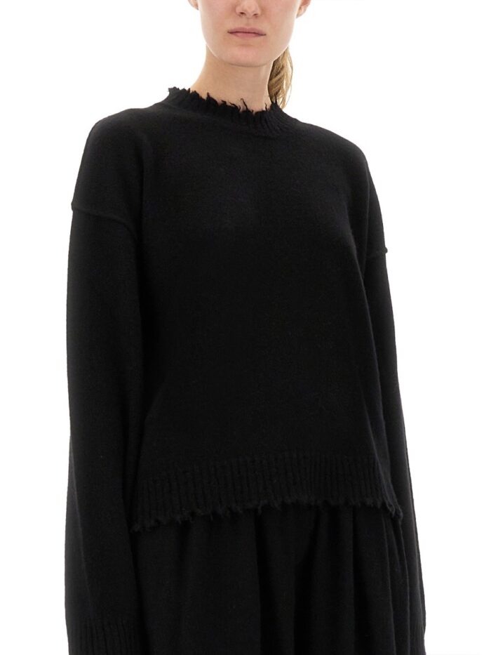uma wang cashmere sweater with bangs UMA WANG CASHMERE SWEATER WITH BANGS