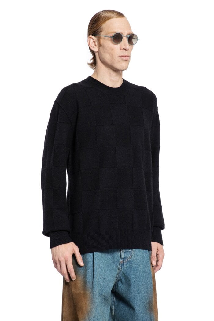 UMA WANG Check Jacquard Sweater