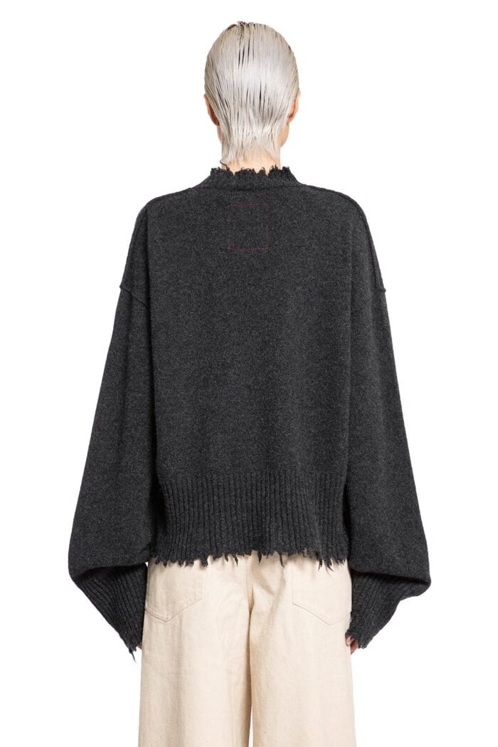 UMA WANG Frayed Cashmere Sweater