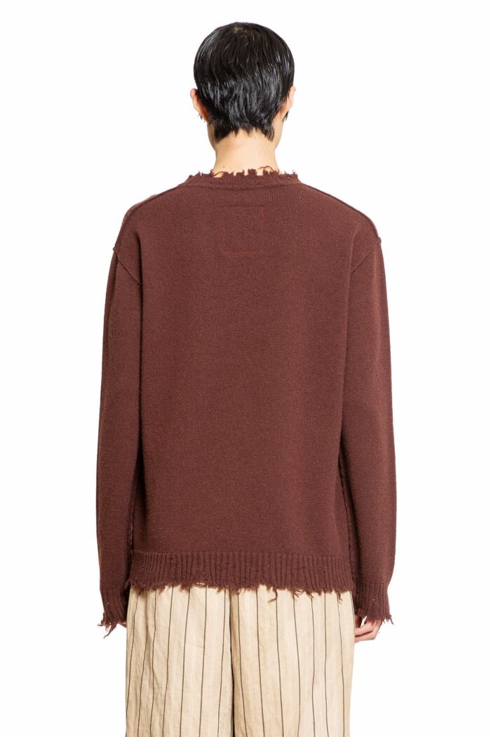 UMA WANG Frayed Cashmere Sweater