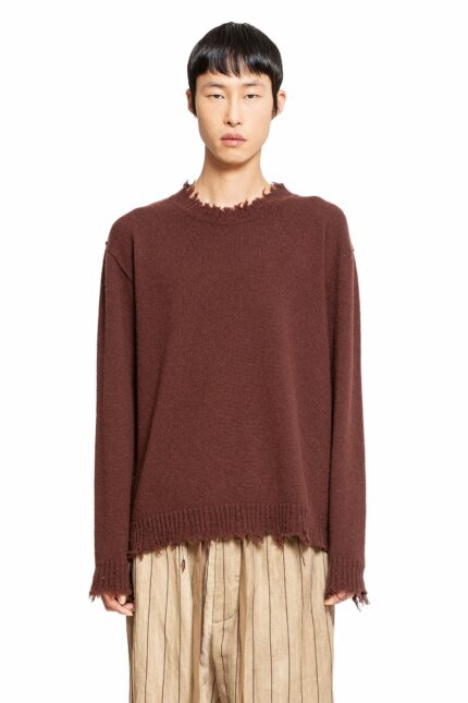 UMA WANG Frayed Cashmere Sweater